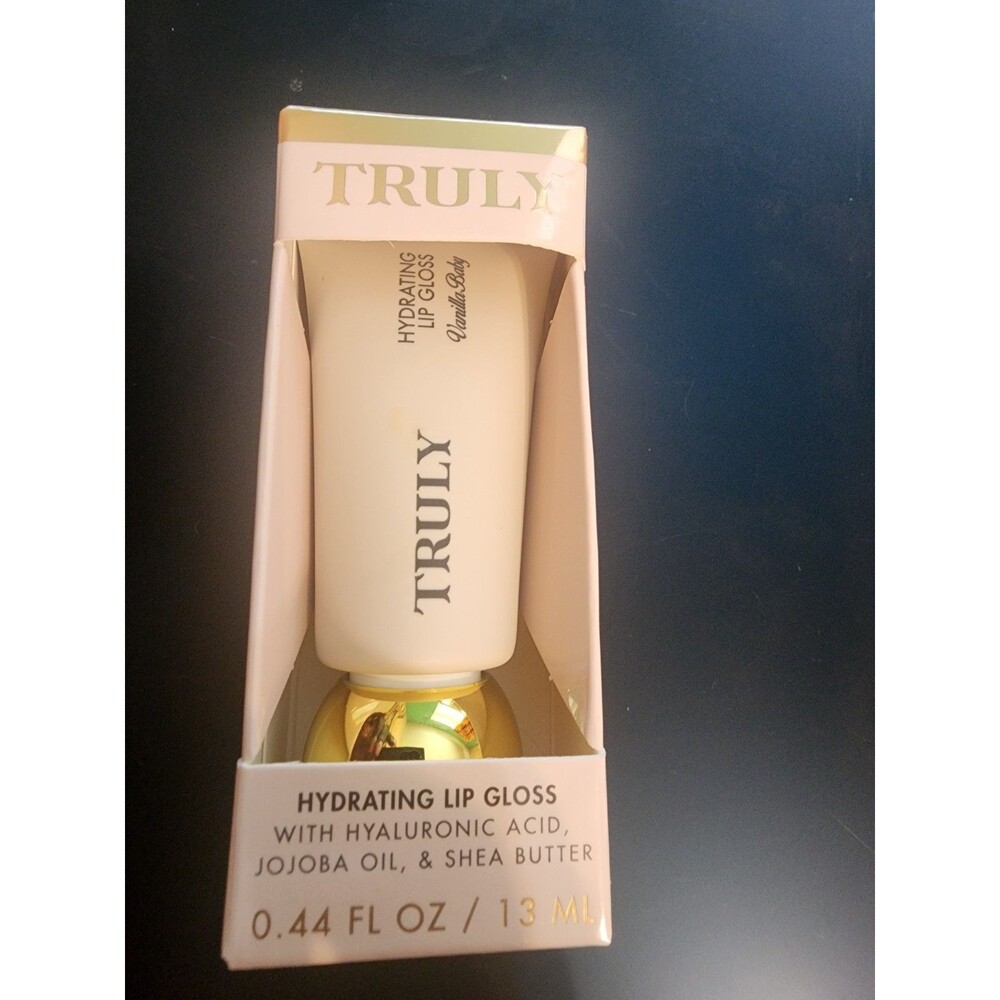 Truly Vanilla Baby Hydrating Lip Gloss 0.44oz Nude Beige MSRP $29 | NIB
